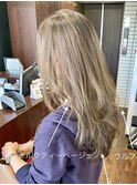 毛先に厚みを残したウルフレイヤー【アフロート小笠原】