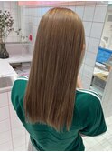 ケアブリーチダブルカラー×レッドブラウン【心斎橋】