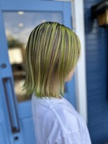 シアン(CYAN)&nbsp;ネオングリーンバレイヤージュ