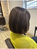 朝楽ボブスタイル