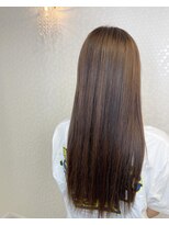 ヘアーアンドメイク ドレス(DRESS)&nbsp;オレンジ色消しハイライト