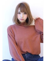 オーロ 千里山店(ORO) 20代30代40代50代ボブルフネビージュ小顔ワンレンショート