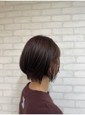 【透明感ピンクブラウン】ショートボブ［駒込/駒込駅］