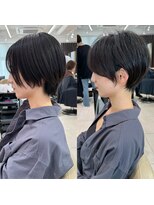 アンド ストーリーズ(&STORIES)&nbsp;ショートボブ髪型20代30代前髪あり前髪なし面長丸顔【荒牧】AY