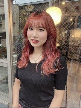 リエコー(RE'ECHO) ダブルカラーでレッド