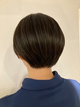 エヌアンドエー 春日部東口店(hair shop N&A) 大人ショート 小顔カット×ショートボブ 髪質改善ケアTr秋カラー