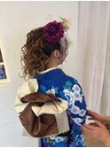 盛り髪ヘア
