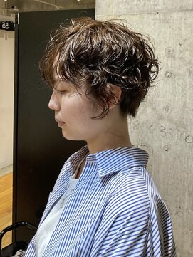 キャンバス 川崎(canvas.) ランダムパーマ　ショート　【窪田】/川崎/美髪/髪質改善/艶髪