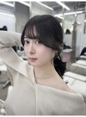 盛れるお顔周りカット×オリーブグレージュ♪