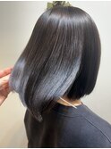 酸性縮毛矯正　ボブ
