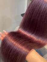 インク サカエ(inq sakae)&nbsp;艶髪ブリーチカラーレッドバイオレット