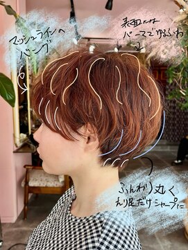 ヤード 藤沢(YARD) パーマ×丸みショート【藤沢/藤沢駅】