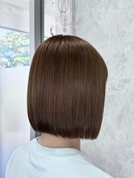 デミヘアー(Demi hair) ブラウンカラー×ストレート