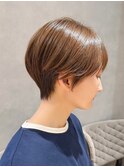 #コンパクトショート#くすみベージュ/森岡俊亮