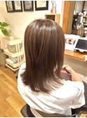 メテオカラーで極上ツヤ髪☆ 外ハネミディアムスタイル