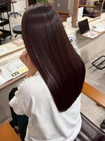 ベリテ 津田沼駅前店(verite)&nbsp;着物ヘア/ダークアッシュ/ミディアムレイヤーカット津田沼駅前