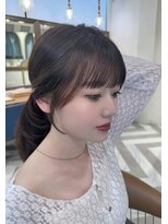 ロンドアベニール 北千住(Lond avenir)&nbsp;韓国顔周り/バタフライカット/ミディアムレイヤーカット北千住