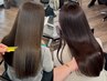 潤い艶髪へ◎カット+低ダメージケアカラー+スペシャルケアTR 21300円