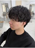 海外風メンズシャドウパーマ