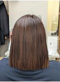 CHOCOLATE BROWN×SILK TREATMENTO【COTAN ERIKA】