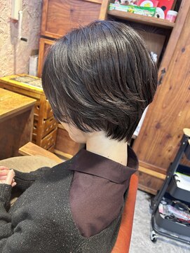 ポット バイ クレドガーデン 大宮東口店(pote by CRED GARDEN) デジタルパーマでふんわり改善♪タイトショートボブ☆