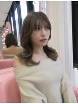 ボタン シブヤ(VOTAN SHIBUYA)&nbsp;【MISAKI】レイヤーカット/オリーブベージュ/顔まわりカット