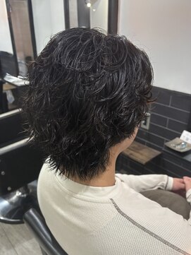 ジーナ 京都駅前(Zina) MEN'S HAIR   緩めサーフカール　海外風ヘア
