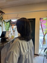 ロホ(ROHO)&nbsp;外ハネ×レイヤー　マットカラー×ハイライト