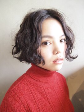 ナヌーク シブヤ(nanuk shibuya) 【nanuk】∞ タートルネックが似合うラフウェービボビ ∞