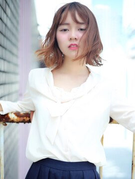 ラフィス ヘアーピュール 梅田茶屋町店(La fith hair pur) 【Lafith】トレンド☆セミウェット外ハネボブ