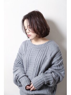 アイノア ハナレ 綾瀬(AInoa Hanare) くせ毛風ボブ【Hanare　綾瀬】