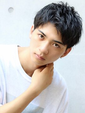 ネイビー(NAVY) 爽やかなアップバング！ポッシブルショート