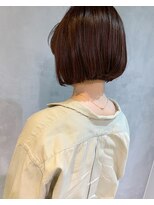 キチ(kichi.)&nbsp;[kichi.] 丸みボブ×チェリーブラウン