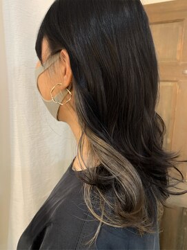 スイート ヘアデザイン(Suite HAIR DESIGN) 暗髪でも透明感!デザインカラー☆シルバーアッシュハイライト