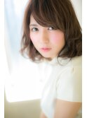 ゆるふわミディアムボブ♪♪
