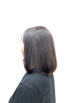 クオリス 上福岡店(QUALIS) 暗めカラー/40代50代60代/白髪染め/艶カラー/ミディアム/ボブ