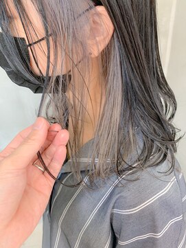 テトヘアー(teto hair) インナーカラー、シルバーグレー、アッシュカラー、グレージュ