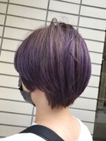 フラット 千葉(Flat.)&nbsp;マッシュショート/バイオレットカラー【千葉】