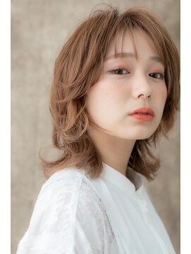 カバーヘアアンドスパ ブリス 浦和(COVER HAIR&SPA bliss) 大人ガーリーイヤリングカラー小顔ボブウルフZ浦和10代20代30代