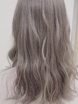 ヘアデザイン マノス(hair design mano's) 大人フェミニン/ヌーディーベージュ/ヴェールカラー