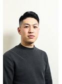 メンズかき上げニュアンスマッシュサイドパート韓国マッシュ
