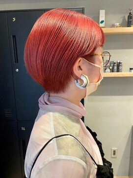 ホーム(HOME) チェリーレッド/ダブルカラー/ブリーチ/髪質改善/下北沢