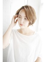 エトレプラスエヌ(ETTORE+n)&nbsp;20代30代40代　透明感・かき上げ大人ボブ【西大寺】#575