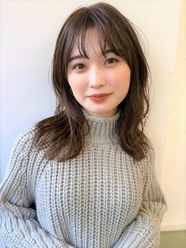 ベイルーム(BAYROOM by HONEY omotesando) 大人可愛い20代30代40代小顔ミディアムパーマ×ショコラブラウン