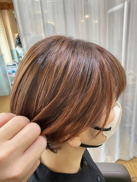 イロヘア 北岡崎店(ilo.hair) ピンクハイライト
