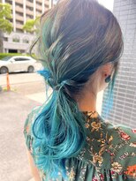 サルファ ヘアデザイン 名古屋 丸の内(S.ALPHA HAIR DESIGN)&nbsp;ターコイズグリーン
