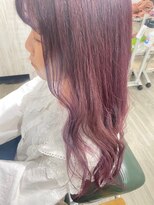 ライズ バイ レボ(RISE by REVO) 大人かわいい/レイヤーロング/グレーベージュ/前髪パーマ/我孫子