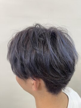 ティンク 横浜(Tink) ラベンダーアッシュ×色落ちシルバー/Tink横浜　山口悟史