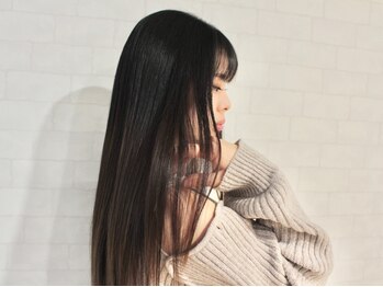 ゲリール ヘア プラス ケア(guerir hair+care)の写真/クセや髪質を見極めてあなたにぴったりのストレートをご提案♪ナチュラルで柔らかな仕上がりに満足度◎