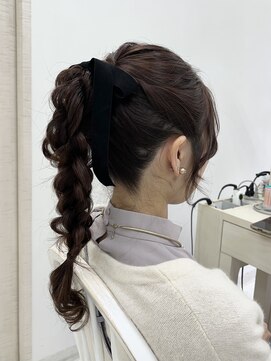 リサ 恵比寿(risa.) 編みおろしポニー